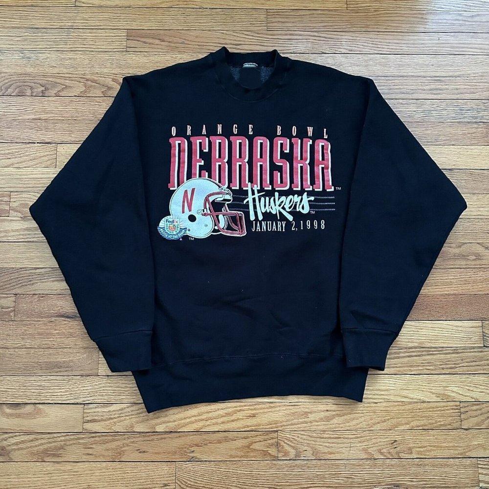 1998 Nebraska Huskers Football Black Sweatshirt